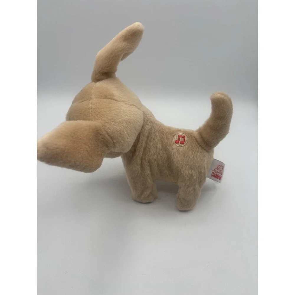 CUDDLE Barn TOY Stuffed Animated Plush CHIHUAHUA‎ Soft Cream Tan Dog Barking
